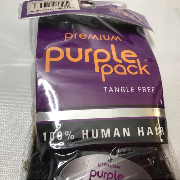 10” Outre Premium Purple Pack 100% Human Hair Yaki Weave Extension - Picture 3 of 15